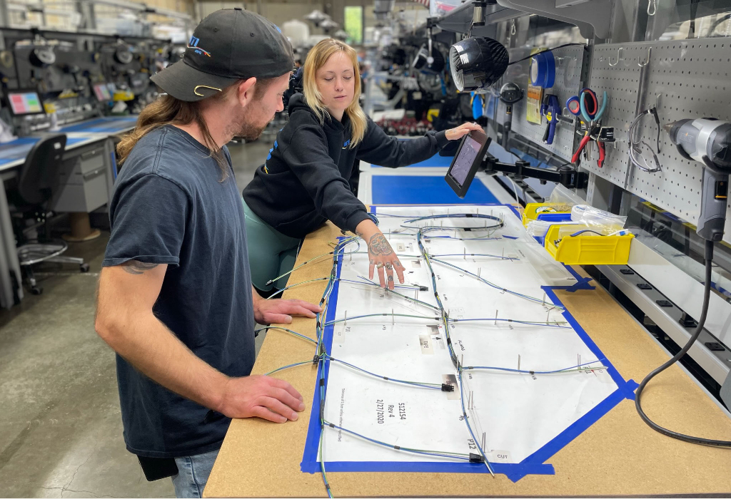 wire harness layout at MTI